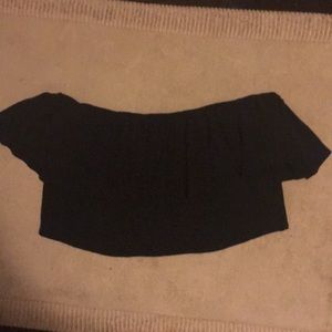 Black crop top